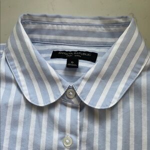 Banana republic Riley shirt blue striped